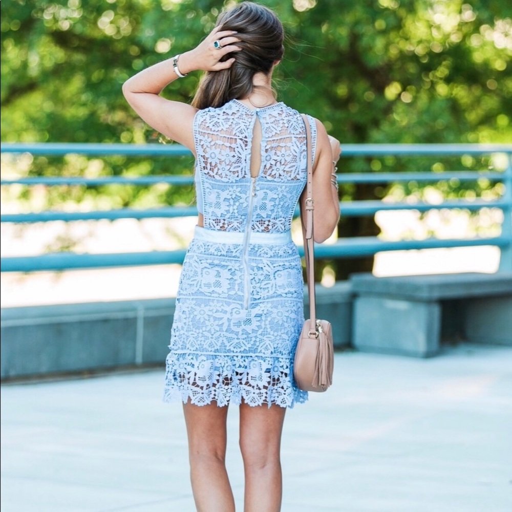 Goodnight Macaroon gorgeous lace dress XS NWT